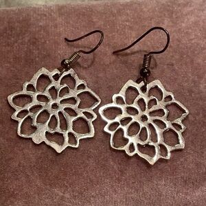 LOTUS Flower Earrings vintage